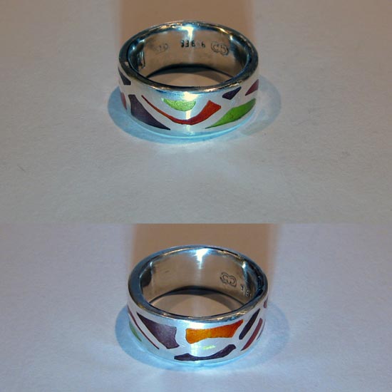 multi colours rings