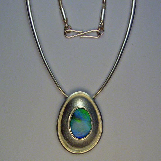 Opal necklace jewelry Australia