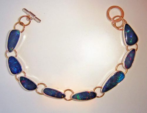 blue opal bracelet