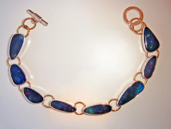 Opal Bracelet sterling silver jewelry