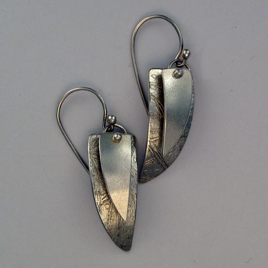 Silver Sails Earrings handcrafted jewelry