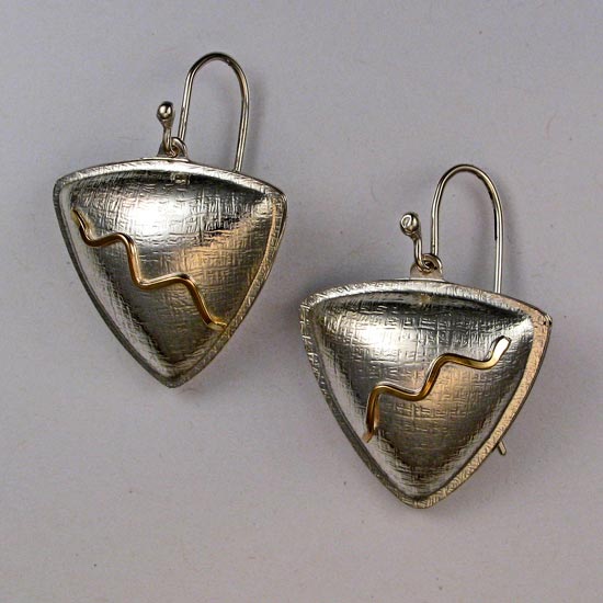 Gold & Silver earrings jewelry