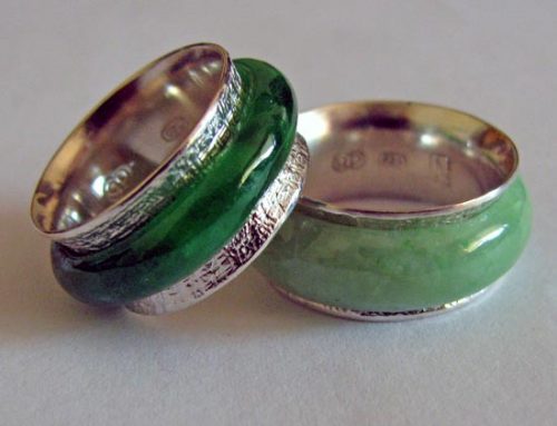 jade spinner rings