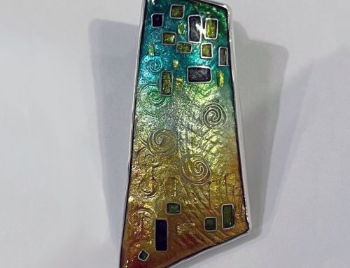 Klimt inspired – brooch/pendant