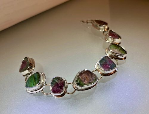 Watermelon Tourmaline Bracelet